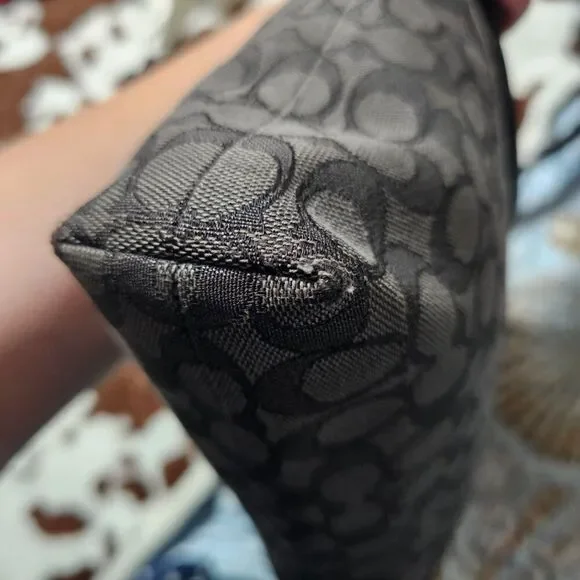 Coach File Bag Crossbody In Signature Monogram Jacquard Purse - Picture 6 of 10